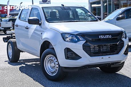 White 2025 Isuzu D-MAX Ute Tray SX 4X4