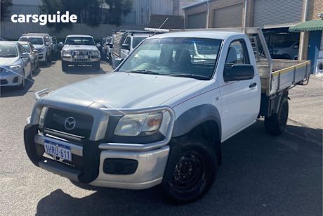 White 2007 Mazda BT-50 Cab Chassis B3000 Dx (4X4)