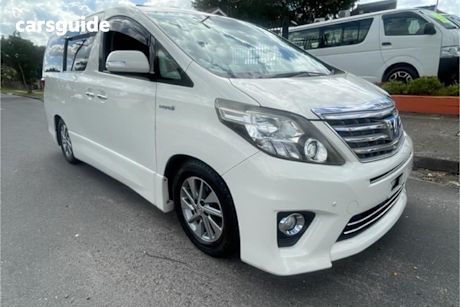 White 2011 Toyota Alphard SUV SR C PACKAGE