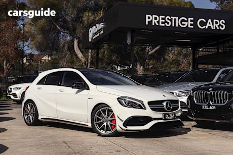 White 2017 Mercedes-Benz A-CLASS Hatch A45 AMG 4WD