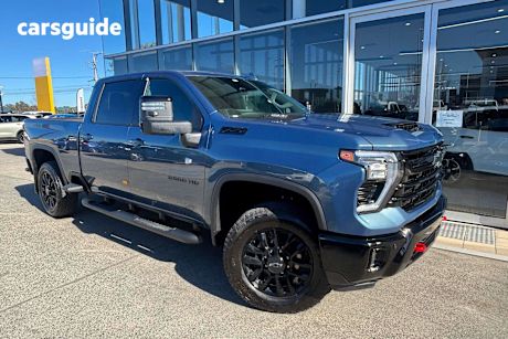 Blue 2025 Chevrolet Silverado HD Ute Tray LTZ PREMIUM W/TECH PACK 4X4