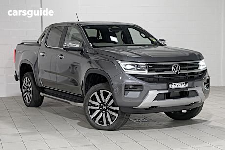 Grey 2025 Volkswagen Amarok Dual Cab Utility Style Tdi600 4Motion