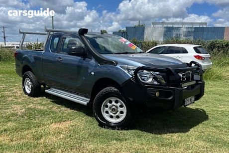 Blue 2015 Mazda BT-50 Ute Tray XT HI-RIDER