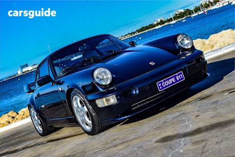 Blue 1990 Porsche 911 Coupe 2