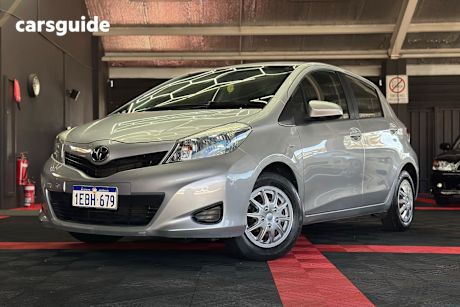 Silver 2012 Toyota Yaris Hatch YR F