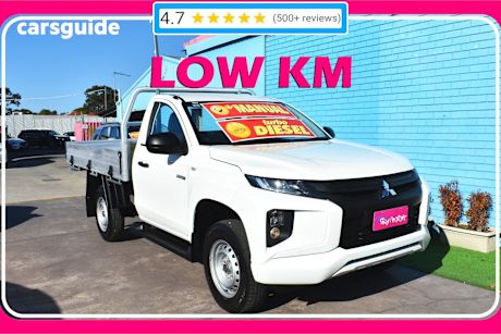 White 2022 Mitsubishi Triton Cab Chassis Glx (4X2)