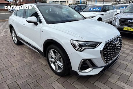 White 2023 Audi Q3 Sportback 35 Tfsi S Line