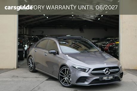 Grey 2022 Mercedes-Benz A-CLASS Sedan A35 AMG 4WD