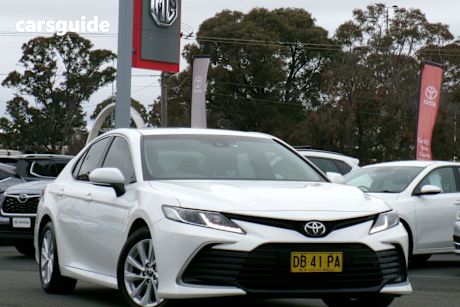 White 2021 Toyota Camry Sedan Ascent