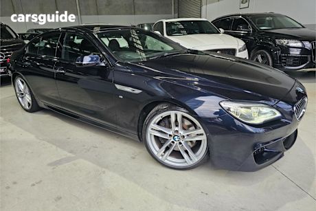 Black 2017 BMW 640D Coupe Gran Coupe