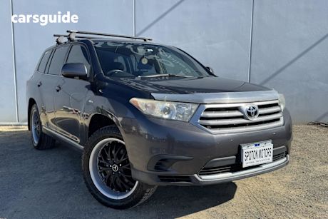 Grey 2010 Toyota Kluger SUV KX-R F