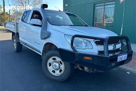 White 2015 Holden Colorado Ute Tray LS 4X4