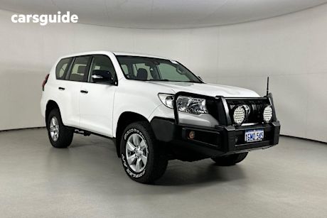 White 2018 Toyota Landcruiser Prado Wagon Gx 7 Seat (4X4)