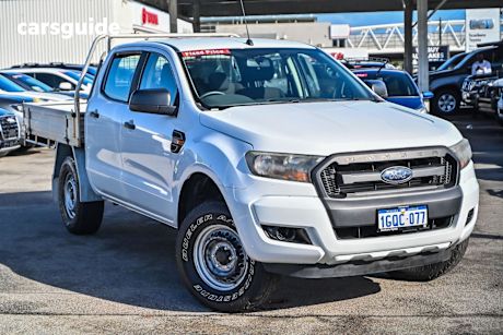 White 2018 Ford Ranger Crew Cab Chassis Xl 2.2 Hi-Rider (4X2)