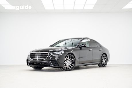 Black 2021 Mercedes-Benz S-Class Sedan S450 4WD