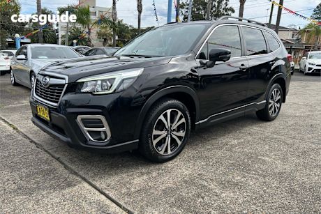 Black 2020 Subaru Forester SUV 2.5I PREMIUM 4WD
