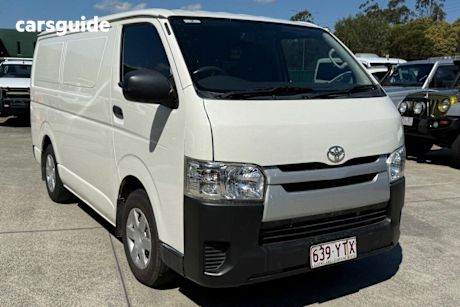 White 2019 Toyota HiAce Van Lwb