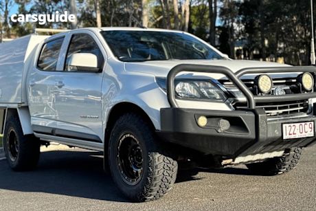 White 2018 Holden Colorado Cab Chassis Ls (4X4)