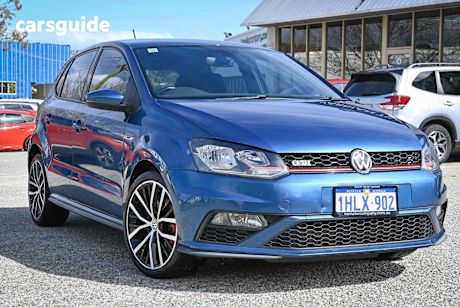 Blue 2017 Volkswagen Polo Hatch GTI F