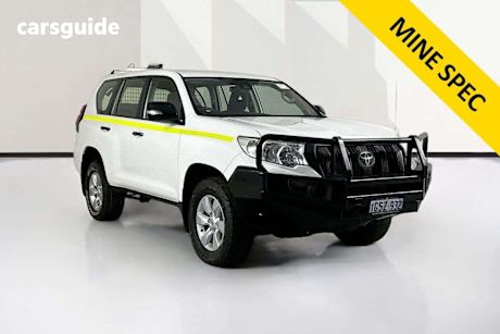 White 2019 Toyota Landcruiser Prado Wagon Gx (4X4)