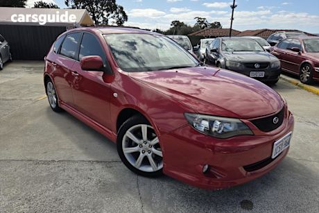 Red 2007 Subaru Impreza Hatchback Rs (Awd)