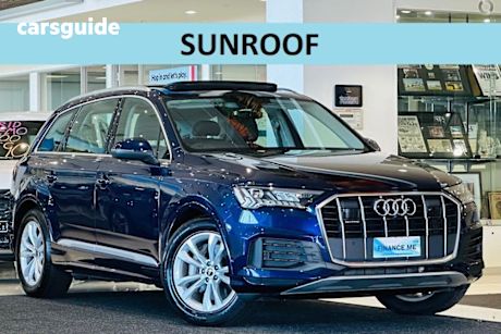 Blue 2023 Audi Q7 SUV 45 TDI 4WD