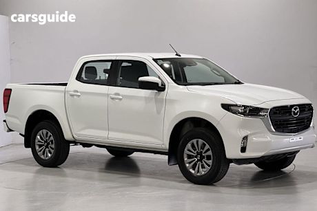 White 2023 Mazda BT-50 Ute Tray XT 4X4