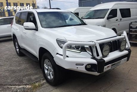 White 2018 Toyota Landcruiser Prado Wagon Gxl (4X4)