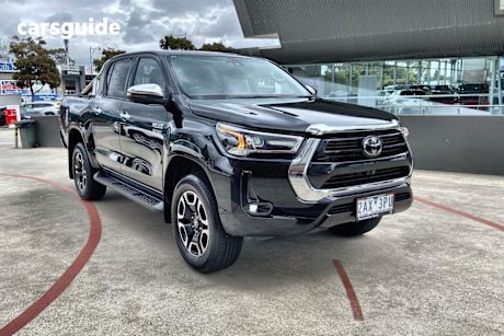 Black 2023 Toyota Hilux Ute Tray SR5 4X4