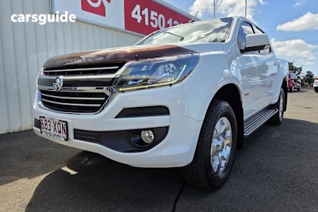 White 2017 Holden Colorado Crew Cab Pickup Lt (4X2)