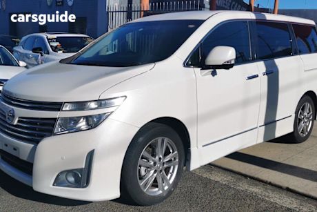 White 2010 Nissan Elgrand OtherCar HIGHWAY STAR