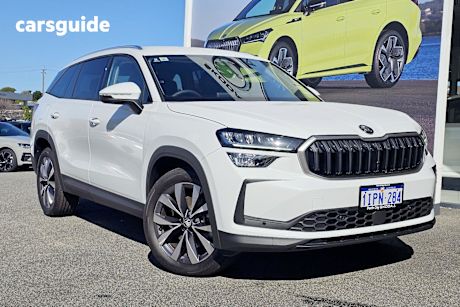 White 2025 Skoda Kodiaq SUV 140TSI SELECT 4X4
