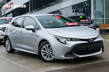 Silver 2023 Toyota Corolla Hatch ASCENT SPORT HYBRID F