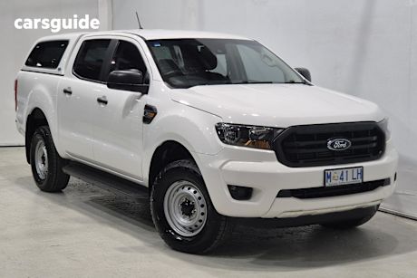 White 2019 Ford Ranger Ute Tray XL 4X4