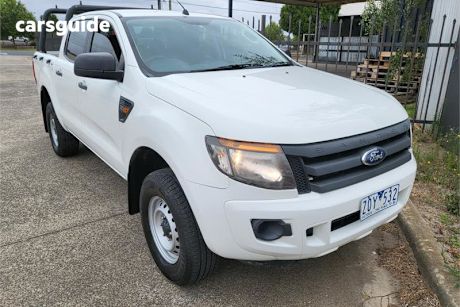 White 2012 Ford Ranger Crew Cab Pickup Xl 2.2 Hi-Rider (4X2)