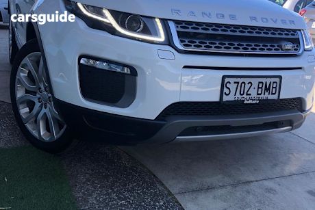 White 2016 Land Rover Range Rover Evoque SUV TD4 180 SE 4X4