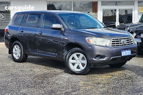 Grey 2010 Toyota Kluger Wagon Kx-R (4X4) 5 Seat