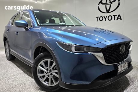 Blue 2022 Mazda CX-5 Wagon Maxx Sport (Fwd)