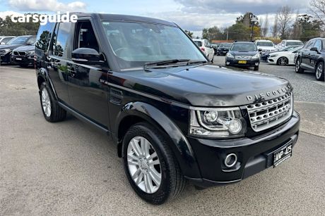 Black 2014 Land Rover Discovery SUV SDV6 HSE 4X4