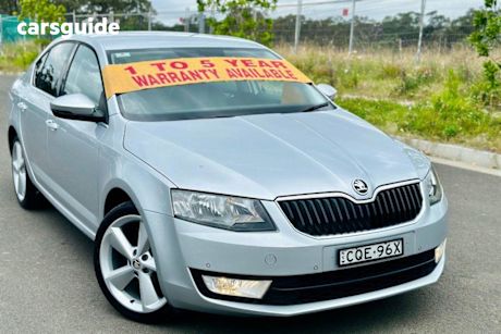 Silver 2013 Skoda Octavia Hatchback 110 Tdi Elegance