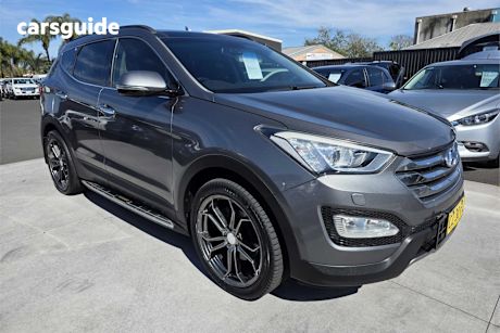 Grey 2014 Hyundai Santa FE SUV HIGHLANDER 4X4