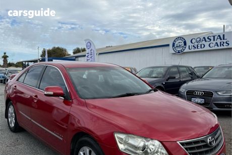Red 2008 Toyota Aurion Sedan At-X