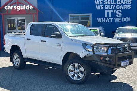 White 2020 Toyota Hilux Ute Tray SR