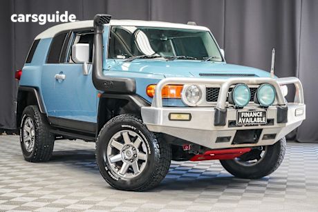 Blue 2013 Toyota FJ Cruiser Wagon