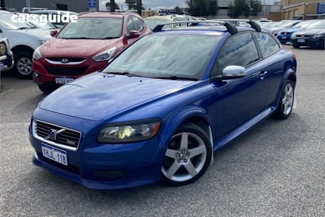 Blue 2008 Volvo C30 Hatchback T5