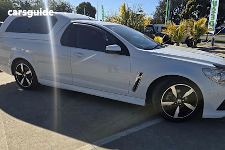 White 2014 Holden UTE Ute Tray SV6 R
