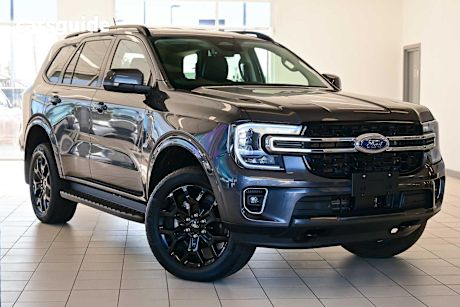 Grey 2024 Ford Everest SUV TREND 4X4