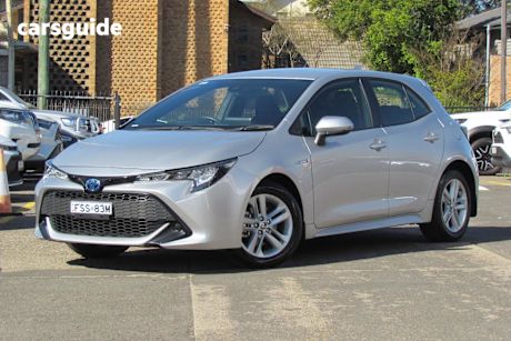 Silver 2022 Toyota Corolla Hatch ASCENT SPORT HYBRID F