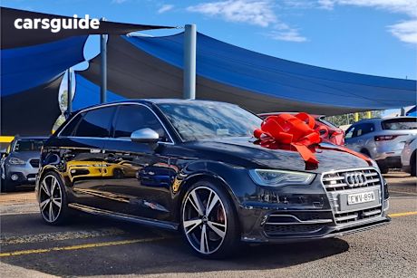Black 2016 Audi S3 Hatchback Sportback 2.0 Tfsi S Tronic