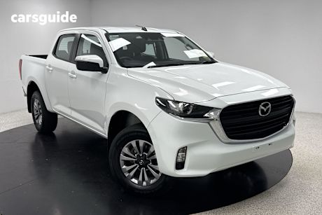 White 2023 Mazda BT-50 Ute Tray XT 4X4
